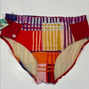 Nani Swimwear Havana Yoga Pocket Bikini Bottom Xl Mulitcolor Swim
